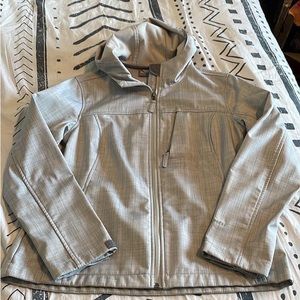 Free Tech softshell with hood- small. Hardly worn
